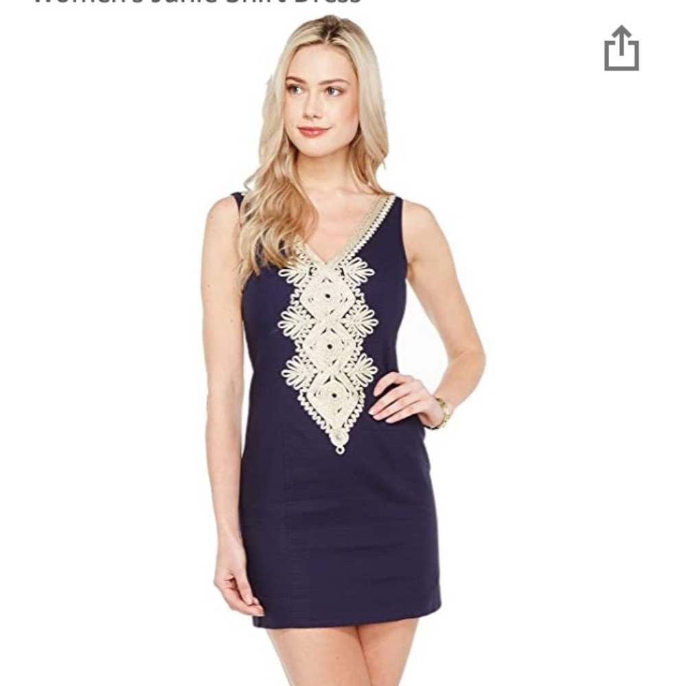 Lily Pulitzer NWT Navy Junior Shift